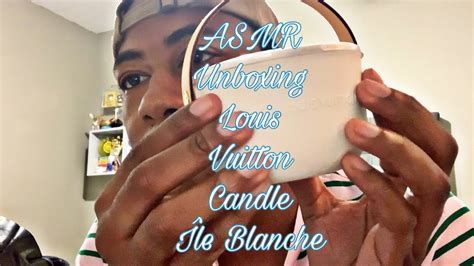 Louis Vuitton candle ILE BLANCHE unboxing 